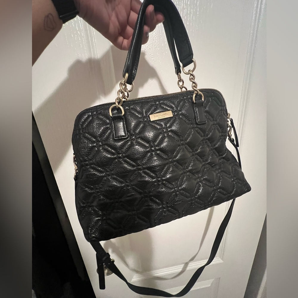 Kate Spade Black Astor Court Rachelle Shoulder Satchel Handbag